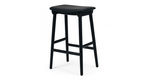 Niles Barstool Black Oak PU